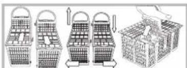 HOTPOINT LFTA+ 3214 HX - Cestino delle posate - 1