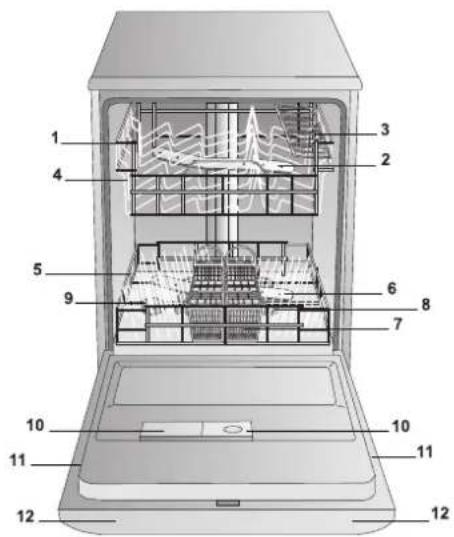 HOTPOINT LFTA+ 3214 HX - Aanzichttekening - 1