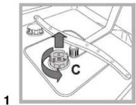 HOTPOINT LFTA+ 3214 HX - Reinigung der Filtersiebe - 1