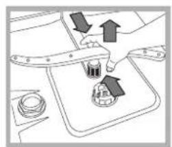 HOTPOINT LFTA+ 3214 HX - Reinigung der Sprüharme - 2