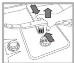 HOTPOINT LFTA+ 3214 HX - Reinigen van de sproeiarmen - 2