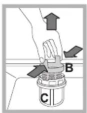 HOTPOINT LSP 733A X - Cleaning the filters - 2