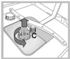 HOTPOINT LSP 733A X - Reinigen Sie die Filtersiebe regelmäßig. - 1