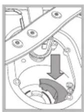 HOTPOINT LSP 733A X - Regule a altura do cesto superior. - 3