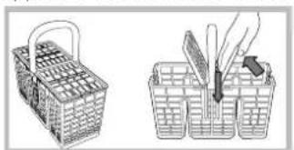 HOTPOINT LSP 733A X - Panier à couverts - 1