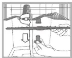 HOTPOINT LSP 733A X - Limpiar los rociadores - 1