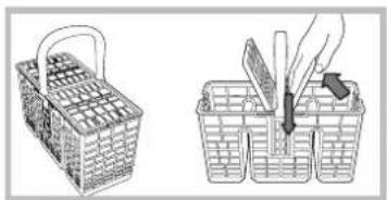 HOTPOINT LSP 733A X - Bestekkorf - 1