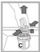 HOTPOINT LSP 733A X - Oberer Geschirrkorb - 1