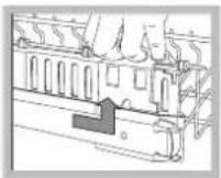 HOTPOINT LSP 733A X - Ne jamais soulever ou abaisser le panier d'un seul côté. - 2