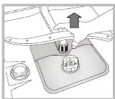 HOTPOINT LSP 733A X - Nettoyer les bras de lavage - 2