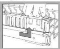 HOTPOINT LSP 733A X - No levante ni baje el cesto de un solo lado. - 2