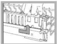 HOTPOINT LFZ 3384 A IX_HA - Never lift or lower the rack on one side only. - 2