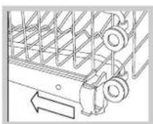 HOTPOINT LFZ 3384 A IX_HA - Ne jamais soulever ou abaiser le panier d'un seul cotoé. - 1
