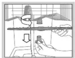 HOTPOINT LFZ 3384 A IX_HA - Nettoyer les bras de lavage - 1