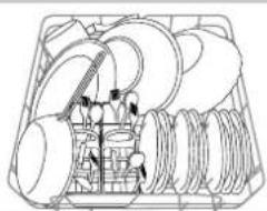 HOTPOINT LFZ 3384 A IX_HA - Exemples de chargement du panier supérieur/ inférieur - 2