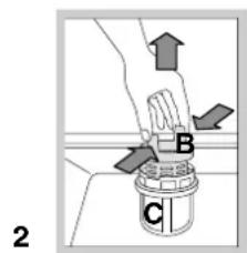 HOTPOINT LFZ 3384 A IX_HA - Nettoyer les filtres - 2