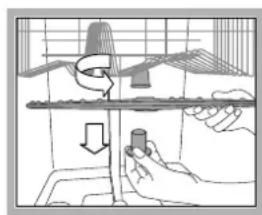 HOTPOINT LFZ 3384 A IX_HA - Cleaning the sprayer arms - 1
