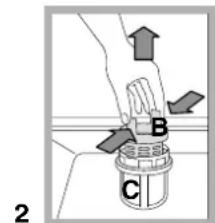 HOTPOINT LFZ 3384 A IX_HA - Pulire i filtri - 2