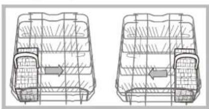 HOTPOINT LST 114_HA - Esempi di posizionamento dei cestini posate - 1