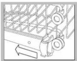 HOTPOINT LST 114_HA - Régler la hauteur du panier supérieur - 1