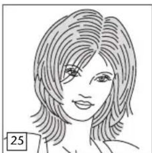 ROWENTA PH570 Lissima - HOE KAN HAAR VAN VERSCHILLENDE LENGTHES EN MIDDELLANG HAAR GLAD WORDEN GESTREKEN? (Afb.25) - 1