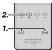 MARANTZ SR8002 - CHANGEZLES.COMMANDES MULTI-PIECES (RC101) POUR LA MULTI-PIECER B - 1