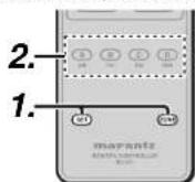 MARANTZ SR8002 - CHANGER LES COMMANDES MULTI-PIECES POUR CHACUNE DES ZONES - 1