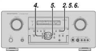 MARANTZ SR8002 - SAISIE DU NOM DES STATIONS PRSELECTIONNEESE - 1