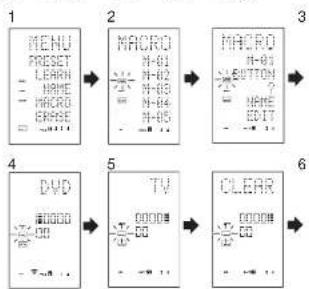 MARANTZ SR8002 - EFFACEMENT D'ETAPES DE PROGRAMMES MACRO - 1