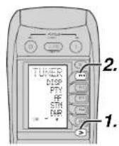 MARANTZ SR8002 - VERIFIER LA PUSSANCE DU SIGNAL XM ET L'ID RADIO - 1