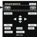 MARANTZ UD8004 - Menu de l'organiseur (PDA Menu) - 3
