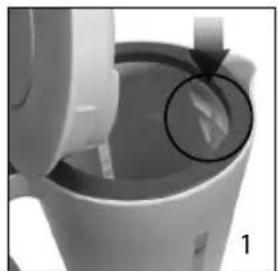 Cloer 4110 - Kalkakmens filtra 4110/4111 un 4120/4121 tirišana - 1