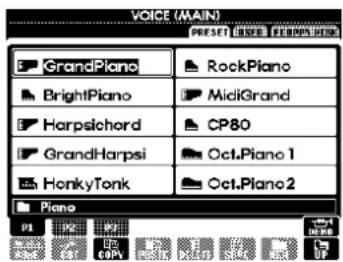 YAMAHA PSRA1000 - Principes d'utilisation — Organisation des données - 3
