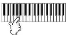 YAMAHA PSRA1000 - Enregistrement de mélodies — Step Record (Note) - 12