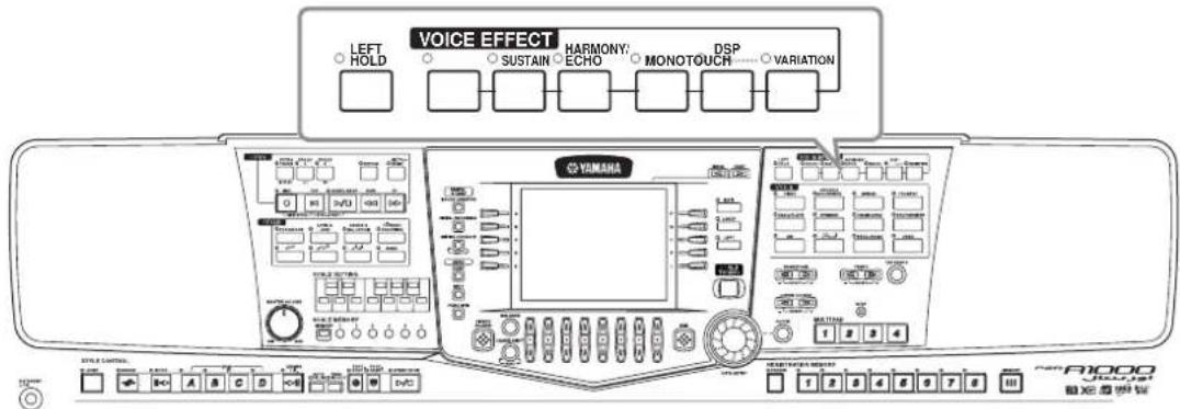 YAMAHA PSRA1000 - Ajout d'effets de voix - 1