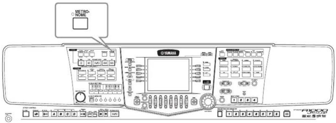 YAMAHA PSRA1000 - Utilisation de la fonction Metronome - 1