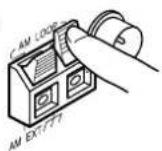 JVC THS7 - Raccordement de I'antenne cadre AM (PO) - 2