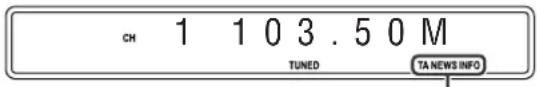 JVC THS7 - Betätigten Sie TA/NEWS/INFO so oft, bis die Anzeige des gewünschten Programmtypes (TA/NEWS/INFO) im Display erscheint. - 1
