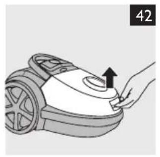 PHILIPS Performer FC9178 - Ergonomik durus saglayan tutma yerinin cikarilmasi (yalnizca belirli modellerde) - 41