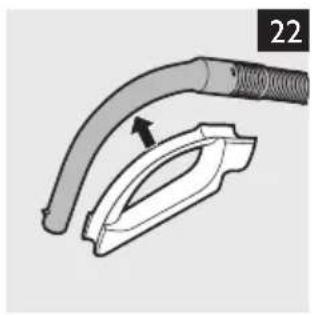 PHILIPS Performer FC9178 - Ergonomik durus saglayan tutma yerinin cikarilmasi (yalnizca belirli modellerde) - 1