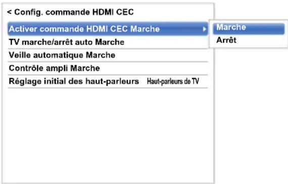 TOSHIBA 47L6463DG - Activer commande HDMI CEC - 1