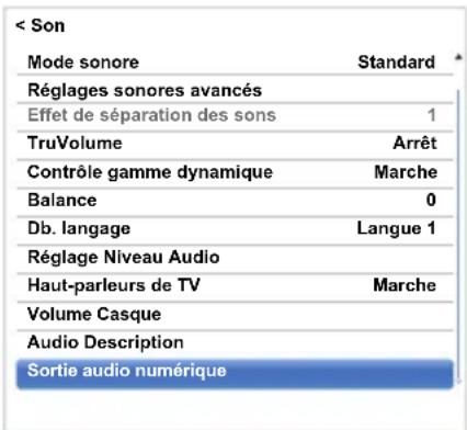 TOSHIBA 47L6463DG - Sortie audio numérique - 1