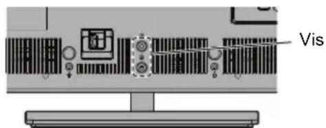TOSHIBA 47L6463DG - Retrait du socle : - 1