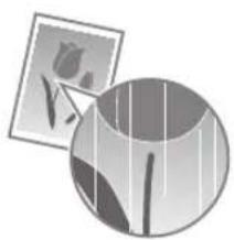 CANON iSensys FAXL410 - Quando aparecem ricas brancas na impressao ou a impressaotica parcialmente esbatida - 1