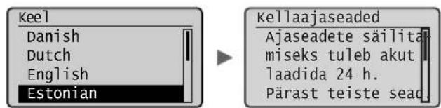 CANON iSensys FAXL410 - Algsatete mäaramine - 1