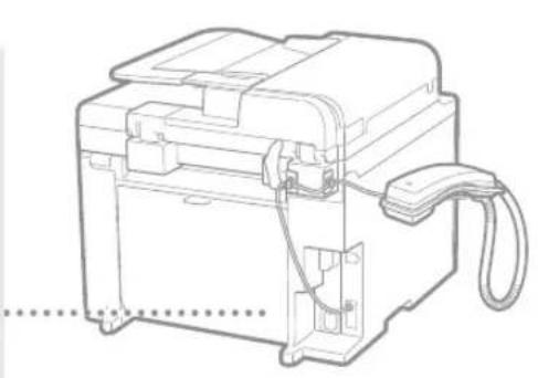 CANON iSensys FAXL410 - Ta bort papper som fastnat - 6