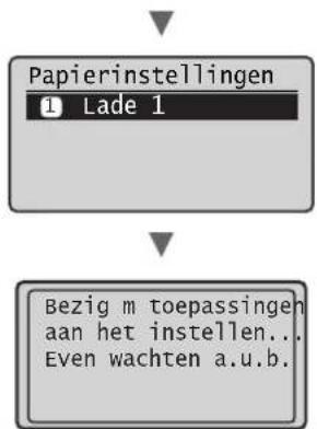 CANON iSensys FAXL410 - Papierformeat en type papier instellen - 3