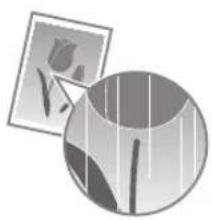 CANON iSensys FAXL410 - Nár hvite linjer vises på utskriften eller utskriften blir noe falmet - 1