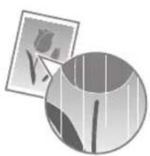 CANON iSensys FAXL410 - Ked' sa na vystupe objavia biele pasy alebo je vystup ciastochny vybludnuty - 1