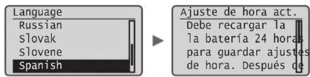 CANON iSensys FAXL410 - Especificaion de la configuracion Inicial - 1